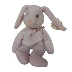 1996 Easter Bunny FLOPPITY ty Beanie Baby Rabbit Plush Stuffed Animal Tags #Ty